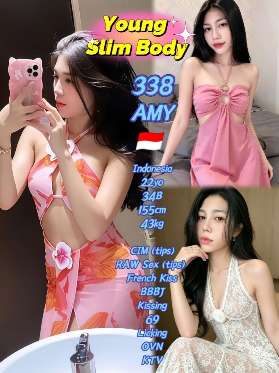 338 Amy 787 Sasa JB Escort Xiaojie
